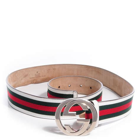 white gucci belts|gucci belt best price.